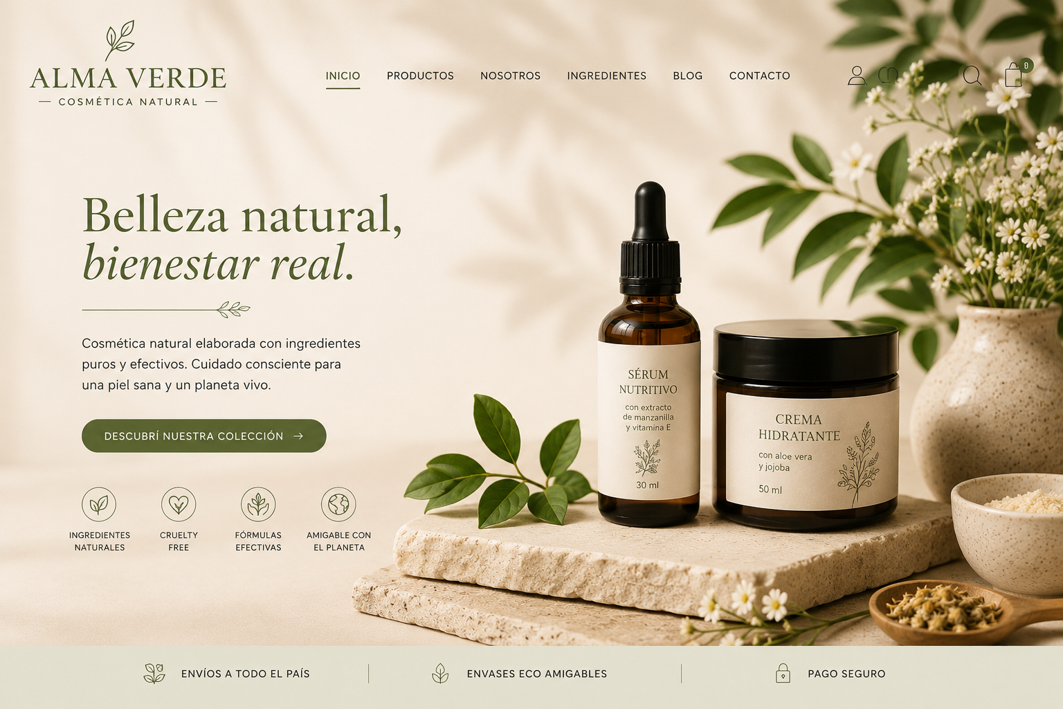 Web de cosmetica
